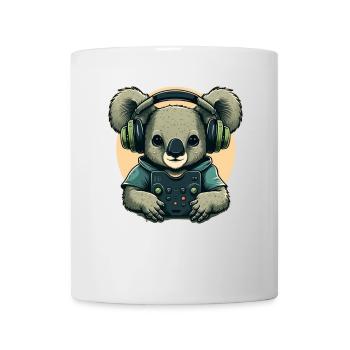 Koala bear with Walkman - Mug - white - Front