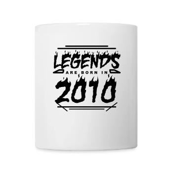 2010 - Jahrgang 2010 - Baujahr 2010 - Tasse - Weiß - Vorne