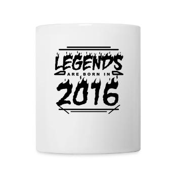 2016 - Jahrgang 2016 - Baujahr 2016 - Tasse - Weiß - Vorne