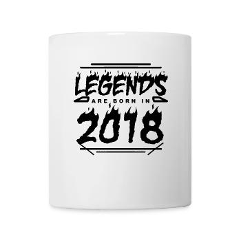 2018 - Year 2018 - Year of construction 2018 - Mug - white - Front