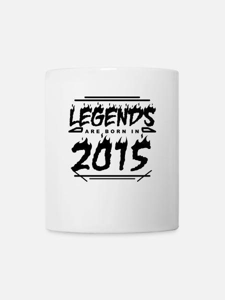 2015 - Année de construction 2015 - Année de construction 2015 - Mug blanc - blanc