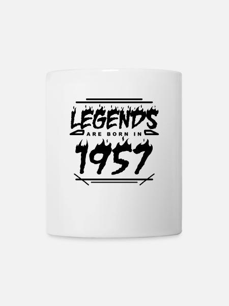 1957 - Born 1957 - Built in 1957 - Mug - white