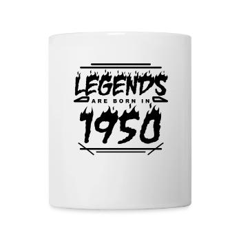 1950 - Jahrgang 1950 - Baujahr 1950 - Tasse - Weiß - Vorne