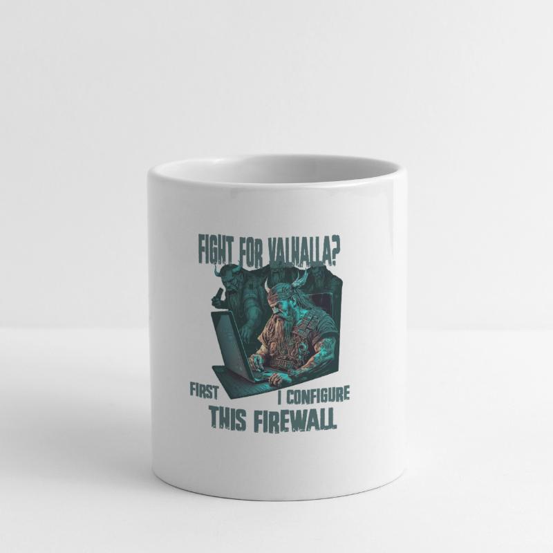 Firewall first Wikinger programmierer Tasse