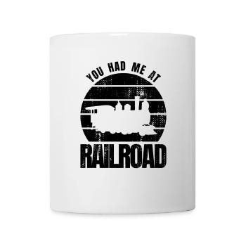 Railwayman saying - Mug - white - Front