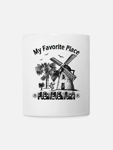 My Favorite Place Fuerteventura Dream Island - Mug - white