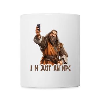 Sorry I'm Just a NPC – Funny RPG Design - Mug - white - Front