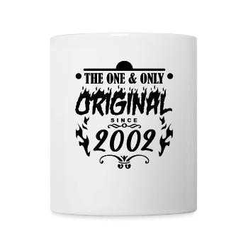 2002 - Baujahr 2002 - Jahrgang 2002 - Tasse - Weiß - Vorne