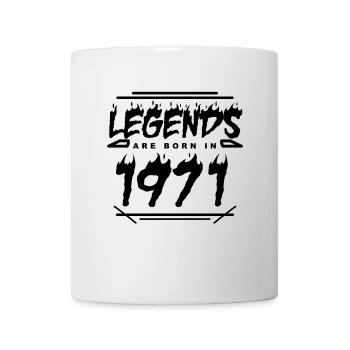 1971 - Jahrgang 1971 - Baujahr 1971 - Tasse - Weiß - Vorne