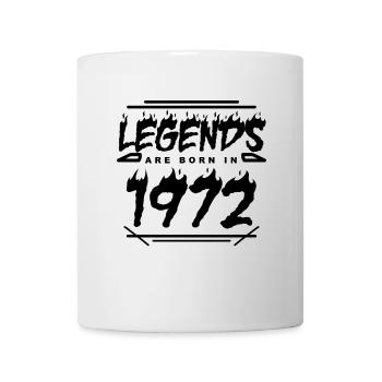 1972 - Jahrgang 1972 - Baujahr 1972 - Tasse - Weiß - Vorne
