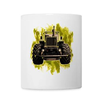 MB trac Front - Tasse - Weiß - Vorne