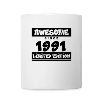1991 - Jahrgang 1991 - Fantastisch seit 1991 - Tasse - Weiß - Vorne