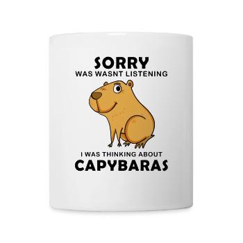 Capybara Wasserschwein Capybaras - Mug blanc - blanc - Devant