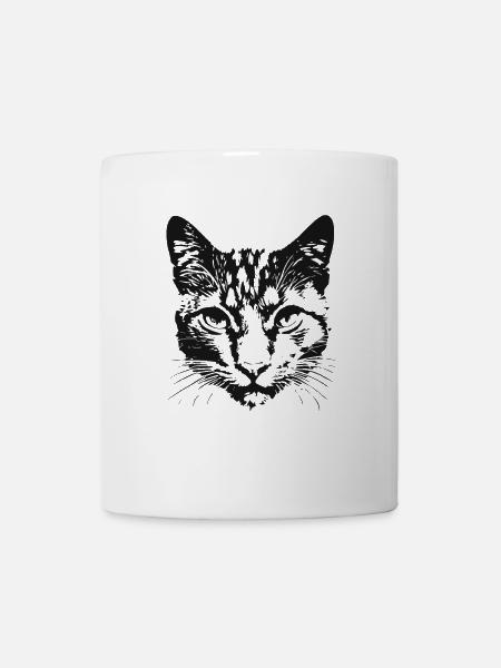 Katze 6 - Tasse - Weiß