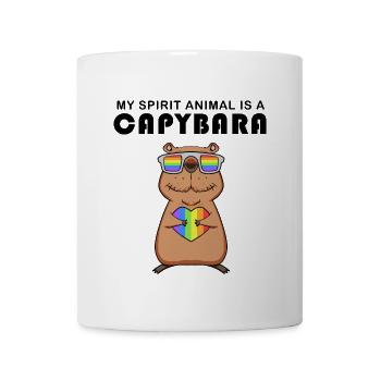 Capybara Wasserschwein Capybaras - Mug blanc - blanc - Devant