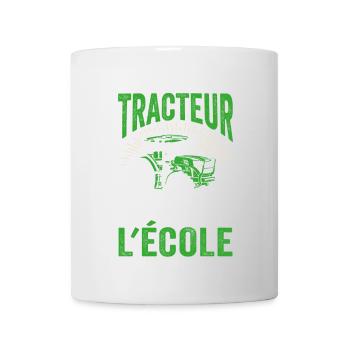 Idée Cadeau Tracteur Fermier Agriculteur Drôle - Mug blanc - blanc - Devant