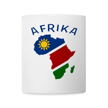 Namibia Landkarte Afrika - Tasse - Weiß - Vorne