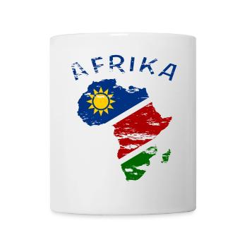 Namibia Landkarte Afrika used - Tasse - Weiß - Vorne