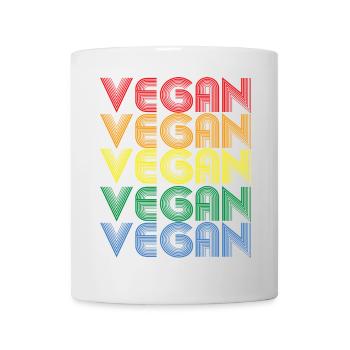 Rainbow VEGAN Statement - Mug - white - Front