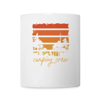 Camping Crew Tent Adventure Camp Nature Camper Team - Mug - white - Front