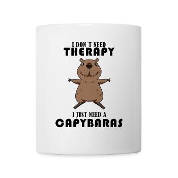 Capybara Wasserschwein Capybaras - Mug blanc - blanc - Devant