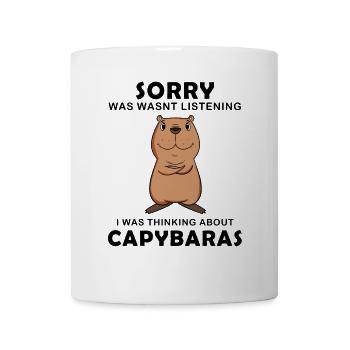 Capybara Wasserschwein Capybaras - Mug blanc - blanc - Devant