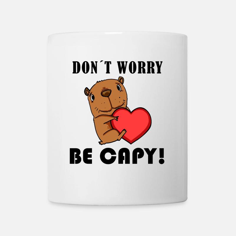 Capybara Wasserschwein Capybaras - Mug blanc - blanc