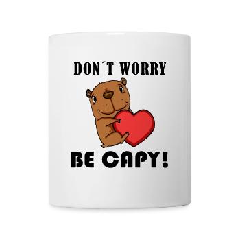 Capybara Wasserschwein Capybaras - Mug blanc - blanc - Devant