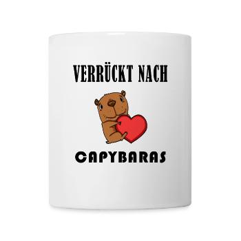 Capybara Wasserschwein Capybaras - Tasse - Weiß - Vorne