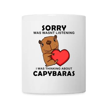 Capybara Wasserschwein Capybaras - Mug blanc - blanc - Devant