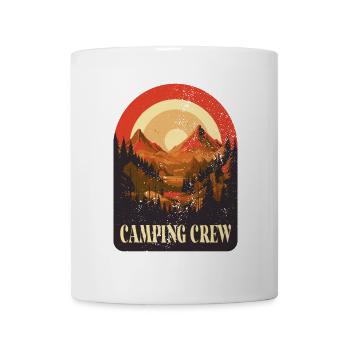 Camping Crew Tent Adventure Camp Nature Camper Team - Mug - white - Front