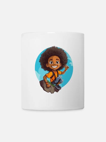 Illustration d’enfants aventureux - Mug blanc - blanc