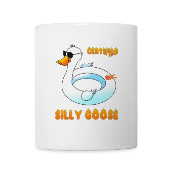 Certified Stupid Goose Silly Goose Funny Quote - Mug - white - Front