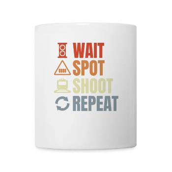 Routine des cheminots - Mug blanc - blanc - Devant