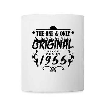 1955 - Baujahr 1955 - Jahrgang 1955 - Tasse - Weiß - Vorne