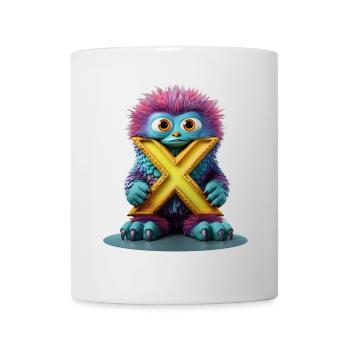 Multicolored Monster with X - Mug - white - Front