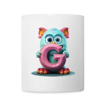 Pastel Monster with Enchanted G - Mug - white - Front