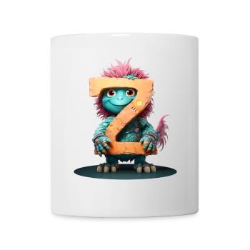 Exotic Chicken with Letter Z - Mug - white - Front