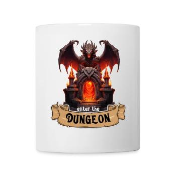Enter the Dunegon RPG Gate Dragon - Mug - white - Front