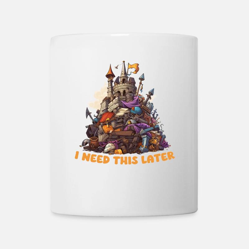 I Need This Later – RPG Gamer Design - Tasse - Weiß