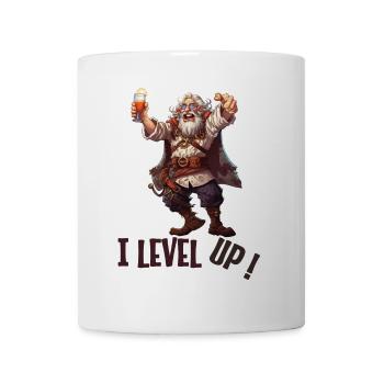 I Level Up – Drunk RPG Character - Mug - white - Front