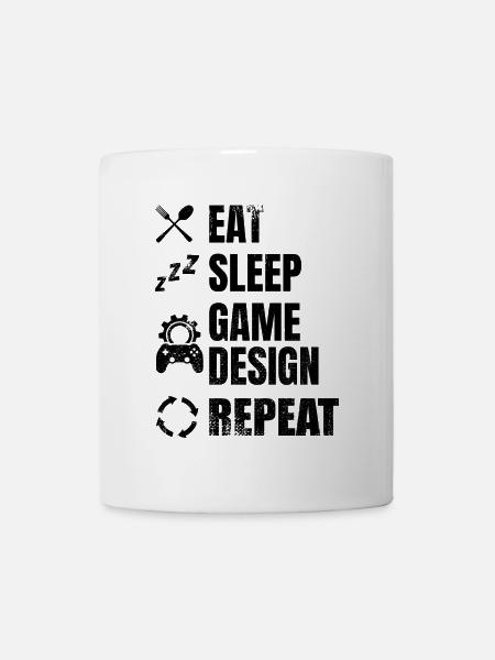 Eat Sleep Spieleentwicklung - Tasse - Weiß