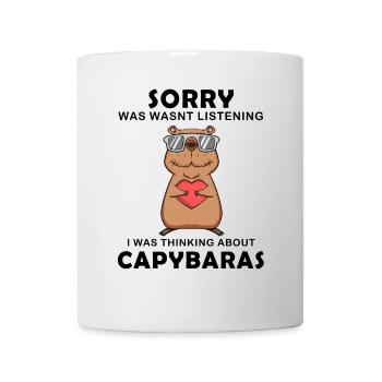 Capybara Wasserschwein Capybaras - Mug blanc - blanc - Devant