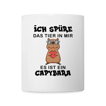 Capybara Wasserschwein Capybaras - Tasse - Weiß - Vorne