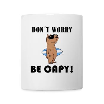 Capybara Wasserschwein Capybaras - Mug blanc - blanc - Devant
