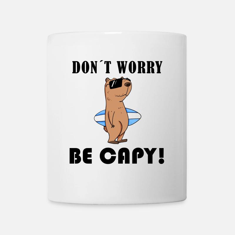 Capybara Capybaras - Kopp - hvit