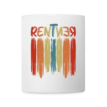 Rentner - Tasse - Weiß - Vorne