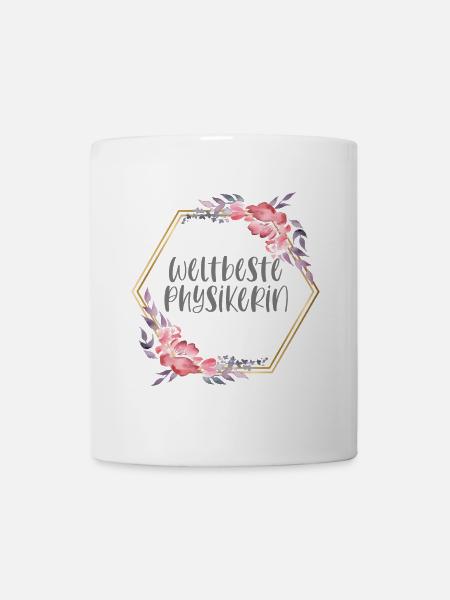 Weltbeste Physikerin Physik Beruf Geschenk - Tasse - Weiß