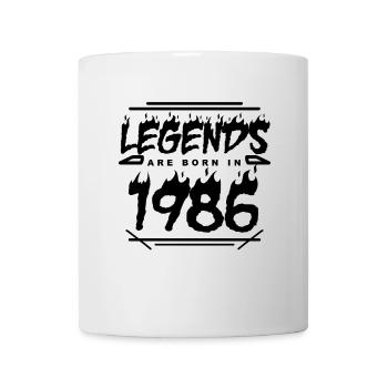 Legend 1986 - Born 1986 - Built in 1986 - Mug - white - Front