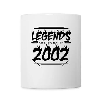 Legende 2002 - Jahrgang 2002 - Baujahr 2002 - Tasse - Weiß - Vorne